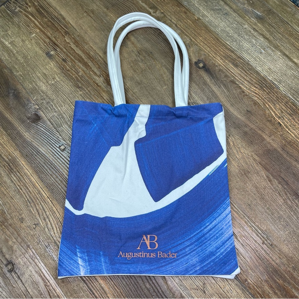NEW ~ AUGUSTINUS BADER X TIFFANY BOUELLE  PROMO CANVAS TOTE BAG
